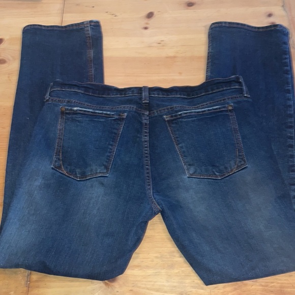 OLD NAVY Special Edition JEANS Blue STRETCH Distressed Boot Cut Size 14 - Picture 2 of 4